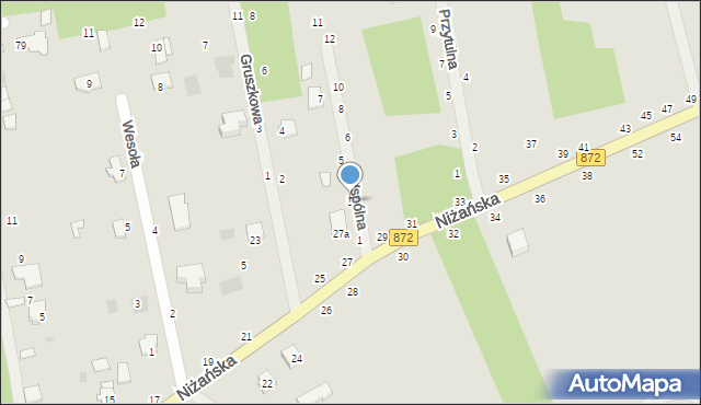 Nowa Dęba, Wspólna, 3, mapa Nowa Dęba