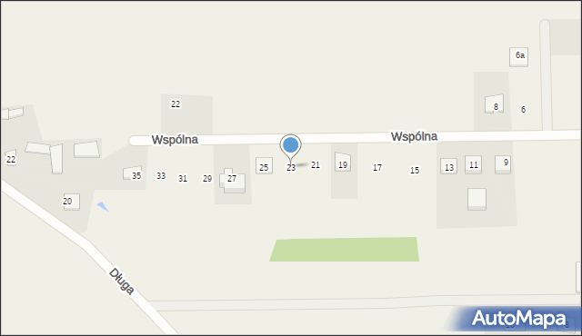 Nowa Pogorzel, Wspólna, 23, mapa Nowa Pogorzel