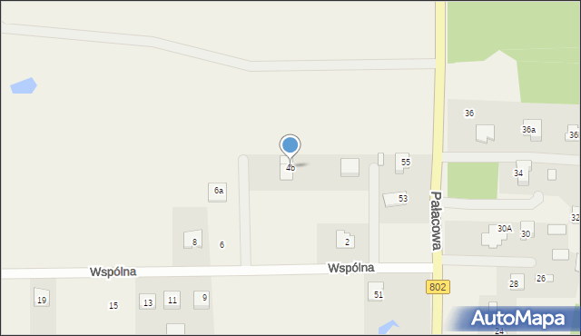 Nowa Pogorzel, Wspólna, 4b, mapa Nowa Pogorzel