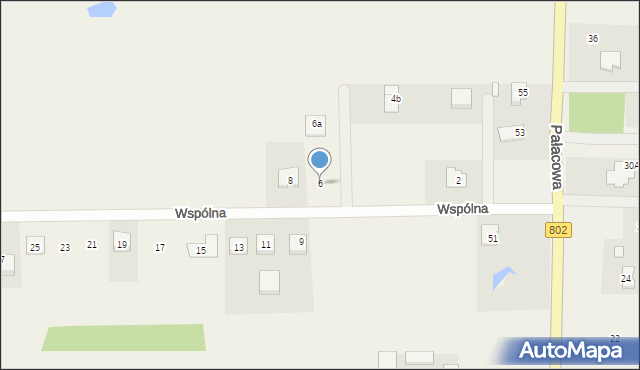 Nowa Pogorzel, Wspólna, 6, mapa Nowa Pogorzel