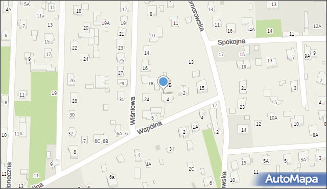 Nowa Wieś, Wspólna, 4A, mapa Nowa Wieś