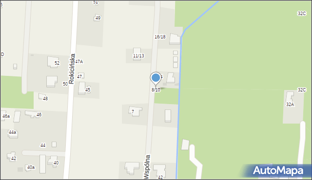 Nowe Chrusty, Wspólna, 8/10, mapa Nowe Chrusty