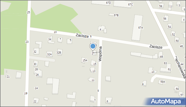 Nowe Miasto, Wspólna, 17, mapa Nowe Miasto