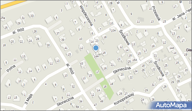 Nowy Dwór Mazowiecki, Współczesna, 16A, mapa Nowy Dwór Mazowiecki