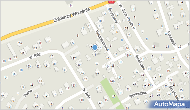 Nowy Dwór Mazowiecki, Współczesna, 8, mapa Nowy Dwór Mazowiecki