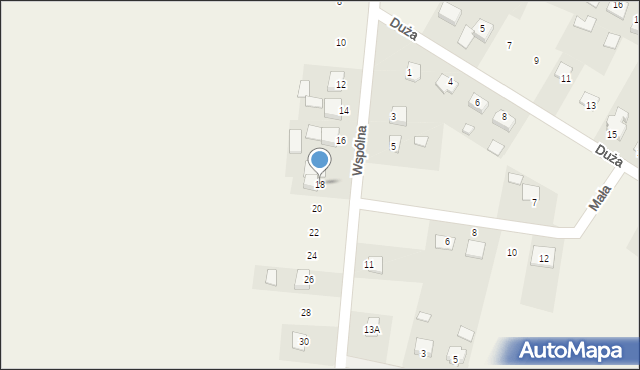 Oblęgór, Wspólna, 18, mapa Oblęgór