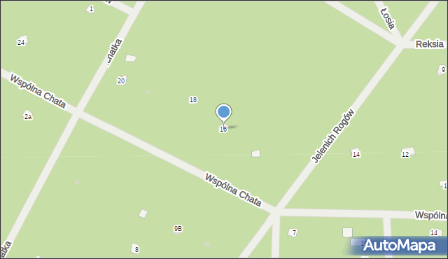 Osiedle Wilga, Wspólna Chata, 16, mapa Osiedle Wilga