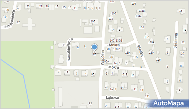 Ostrowiec Świętokrzyski, Wspólna, 97, mapa Ostrowiec Świętokrzyski
