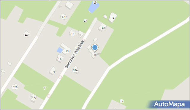 Otwock, Wspaniała, 38, mapa Otwock