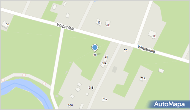 Otwock, Wspaniała, 66, mapa Otwock