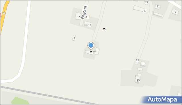 Pawłówek, Wspólna, 27, mapa Pawłówek