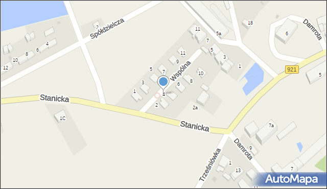 Pilchowice, Wspólna, 4, mapa Pilchowice