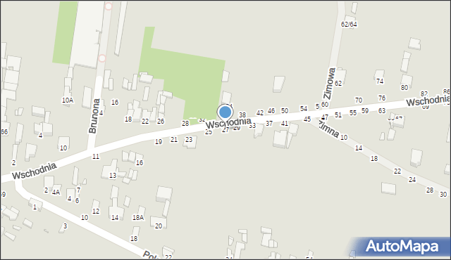 Piotrków Trybunalski, Wschodnia, 27, mapa Piotrków Trybunalski