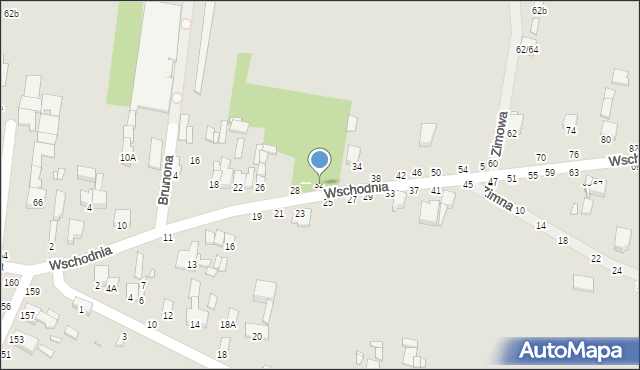 Piotrków Trybunalski, Wschodnia, 32, mapa Piotrków Trybunalski
