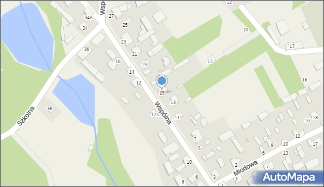 Promna, Wspólna, 15, mapa Promna