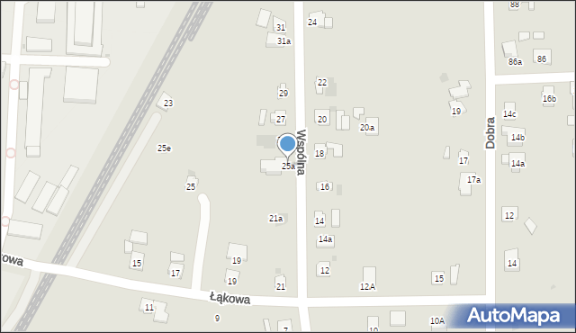 Przeworsk, Wspólna, 25a, mapa Przeworsk