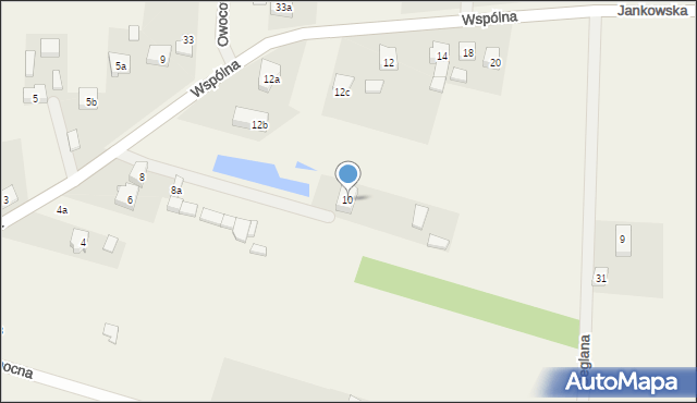 Przygodzice, Wspólna, 10, mapa Przygodzice