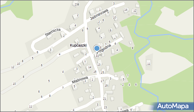 Przyłęków, Wspólna, 11, mapa Przyłęków