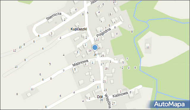 Przyłęków, Wspólna, 16, mapa Przyłęków