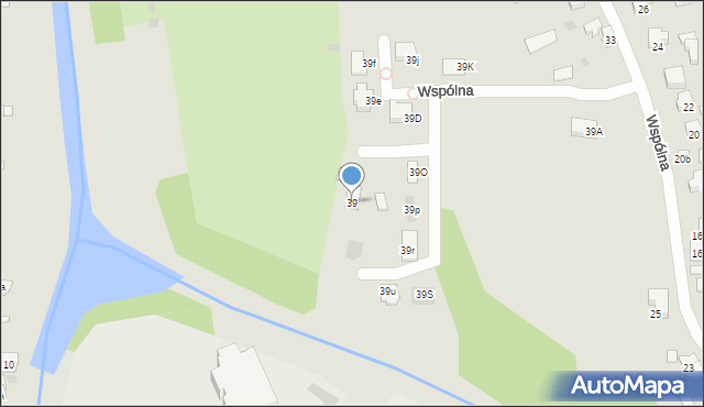 Pułtusk, Wspólna, 39, mapa Pułtusk