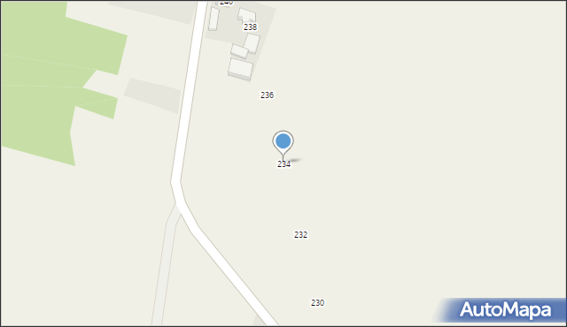 Radziechowice Pierwsze, Wspólna, 234, mapa Radziechowice Pierwsze