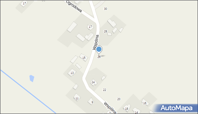 Rasztów, Wspólna, 26, mapa Rasztów