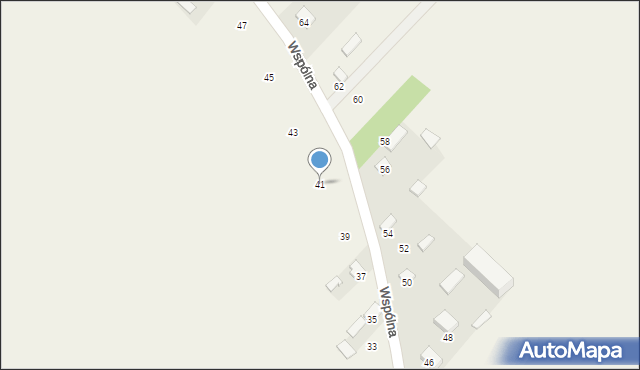 Rasztów, Wspólna, 41, mapa Rasztów