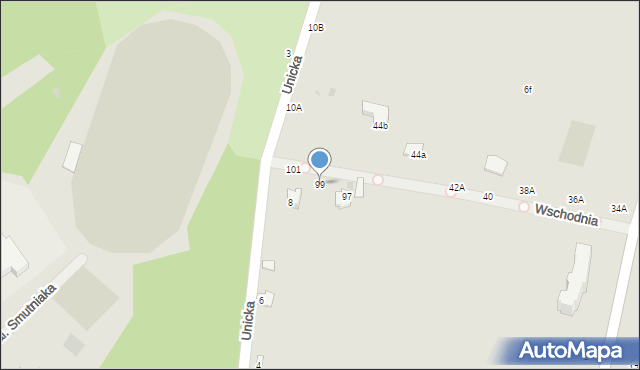 Rejowiec Fabryczny, Wschodnia, 99, mapa Rejowiec Fabryczny