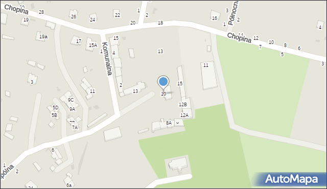 Rejowiec Fabryczny, Wspólna, 10, mapa Rejowiec Fabryczny