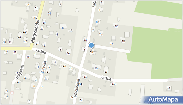 Rogów, Wschodnia, 7d, mapa Rogów