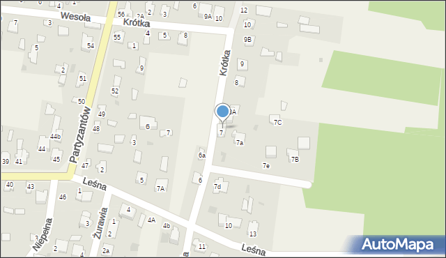 Rogów, Wschodnia, 7f, mapa Rogów