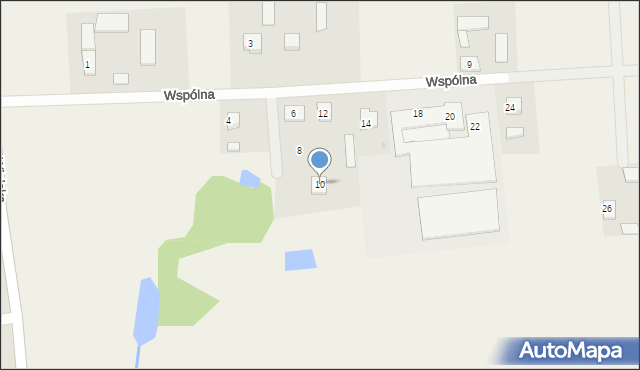 Rogozino, Wspólna, 10, mapa Rogozino