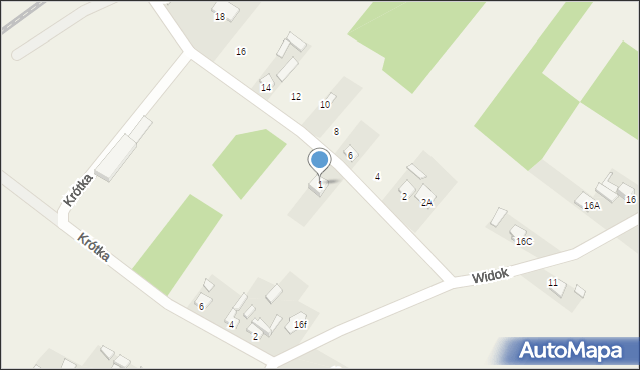 Ruda, Wspólna, 1, mapa Ruda