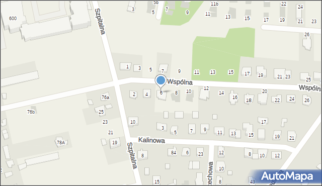 Rudna Mała, Wspólna, 6, mapa Rudna Mała