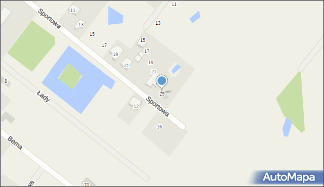 Rzekuń, Wspólna, 25, mapa Rzekuń