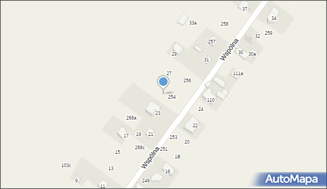 Sieciechowice, Wspólna, 25, mapa Sieciechowice