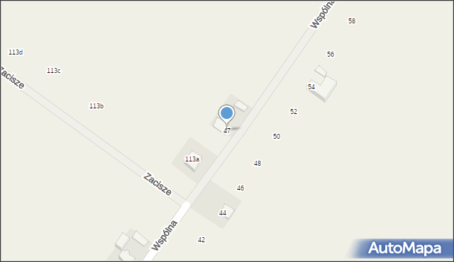 Sieciechowice, Wspólna, 47, mapa Sieciechowice