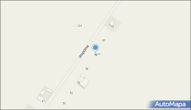 Sieciechowice, Wspólna, 58, mapa Sieciechowice