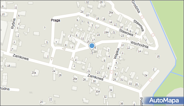 Sieradz, Wschodnia, 2, mapa Sieradz