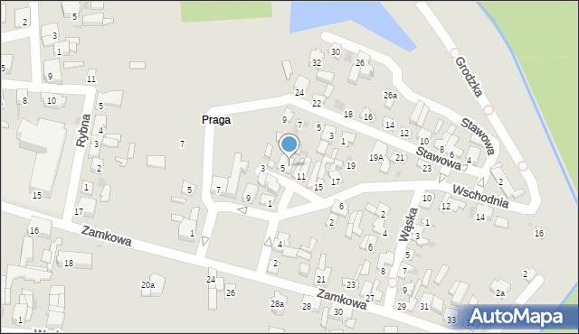 Sieradz, Wschodnia, 7, mapa Sieradz