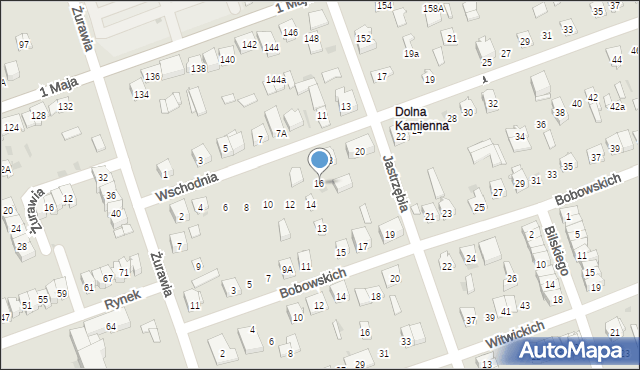 Skarżysko-Kamienna, Wschodnia, 16, mapa Skarżysko-Kamienna