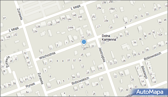 Skarżysko-Kamienna, Wschodnia, 18, mapa Skarżysko-Kamienna