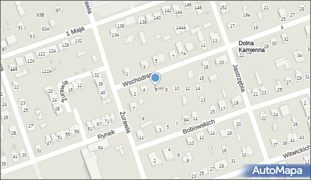 Skarżysko-Kamienna, Wschodnia, 6, mapa Skarżysko-Kamienna