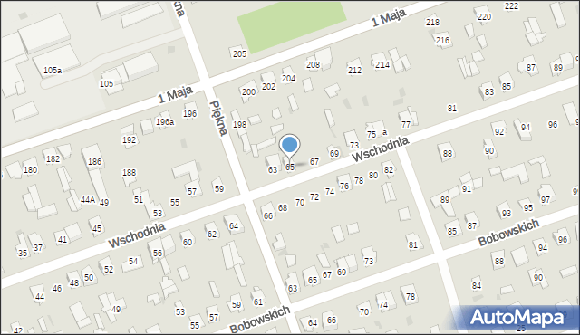 Skarżysko-Kamienna, Wschodnia, 65, mapa Skarżysko-Kamienna