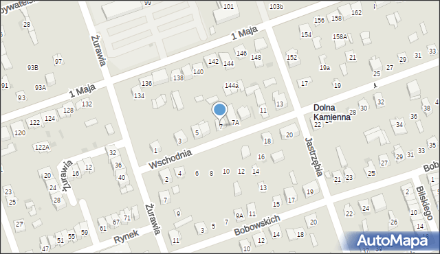 Skarżysko-Kamienna, Wschodnia, 7, mapa Skarżysko-Kamienna