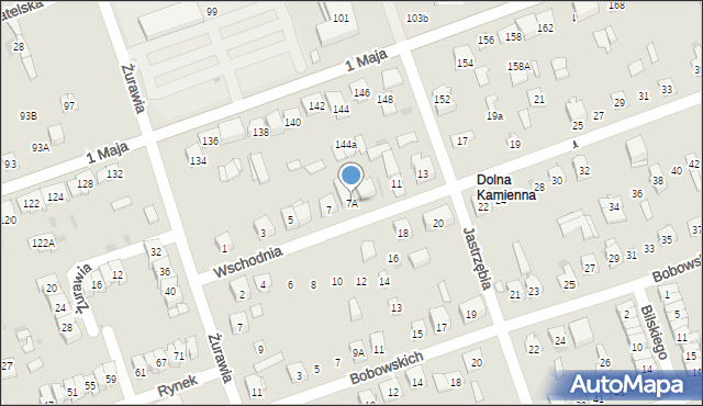 Skarżysko-Kamienna, Wschodnia, 7A, mapa Skarżysko-Kamienna