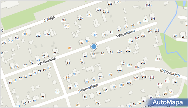 Skarżysko-Kamienna, Wschodnia, 94, mapa Skarżysko-Kamienna