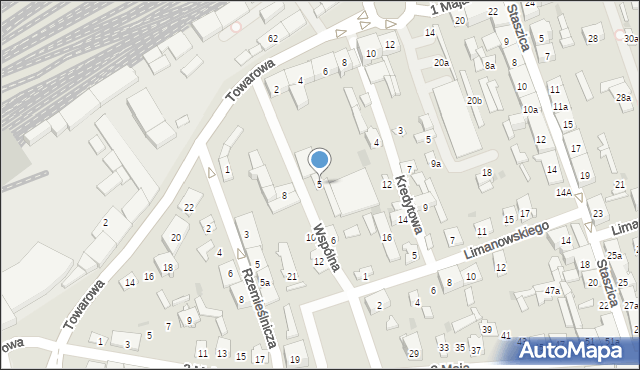 Skarżysko-Kamienna, Wspólna, 5, mapa Skarżysko-Kamienna