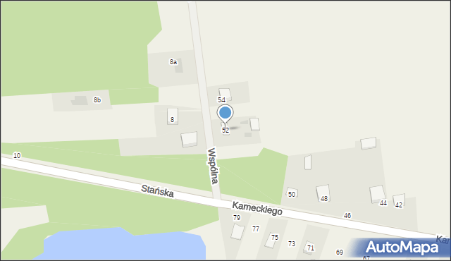 Skórzec, Wspólna, 2, mapa Skórzec