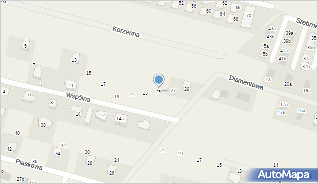 Skowarcz, Wspólna, 25, mapa Skowarcz